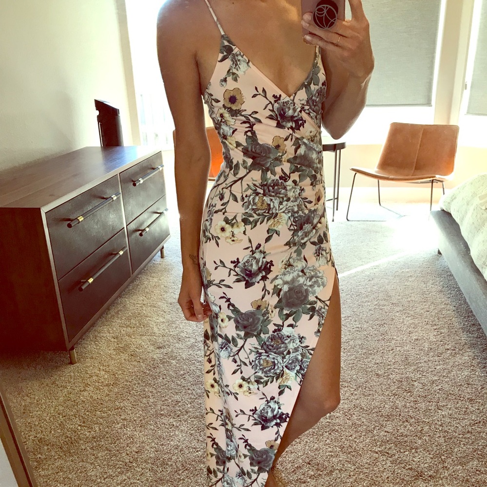 Goldmorning Floral Dress